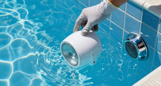 seal pool light leaks