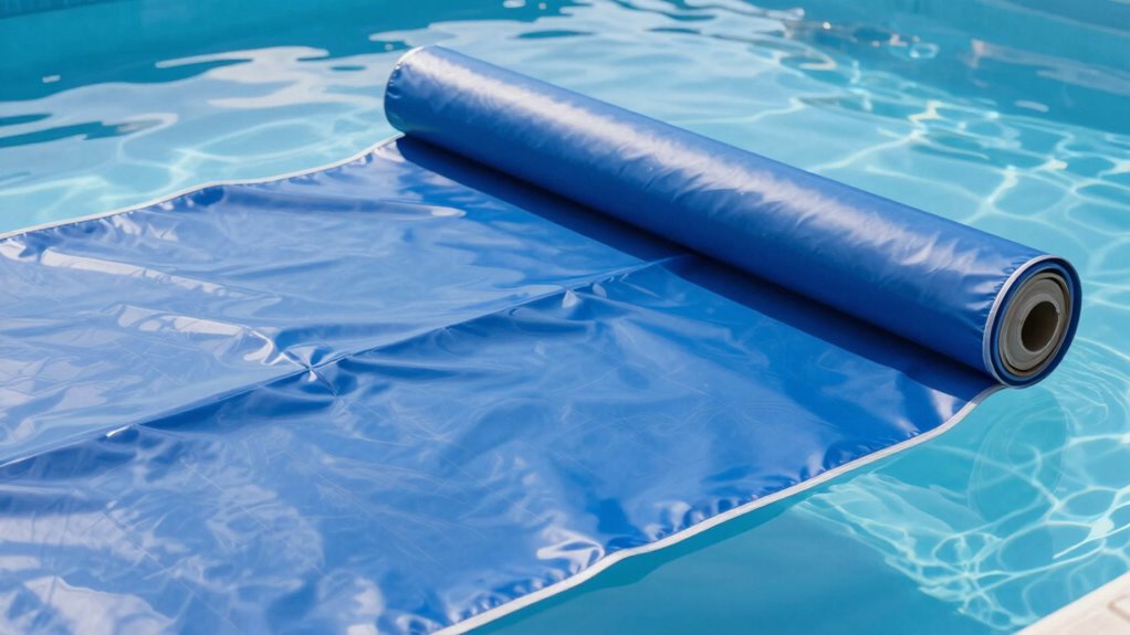 smoothly unroll and lay cover