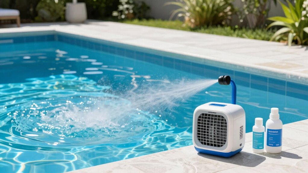 test balance maintain chemicals