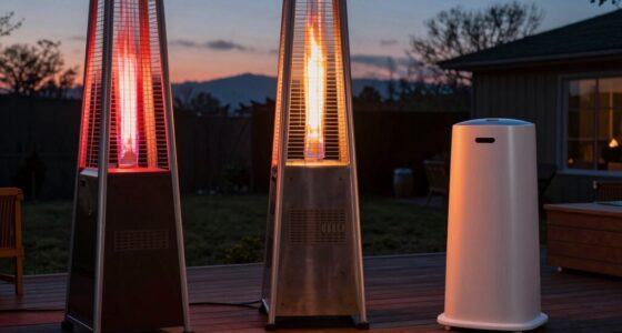 types of outdoor heaters