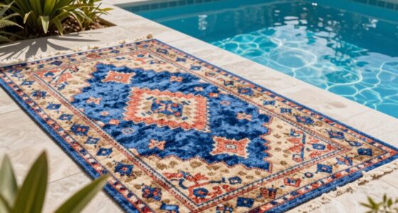 water resistant poolside rugs