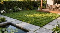 backyard size and layout