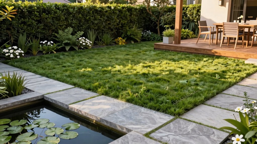 backyard size and layout