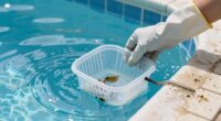 clear clogged skimmer line