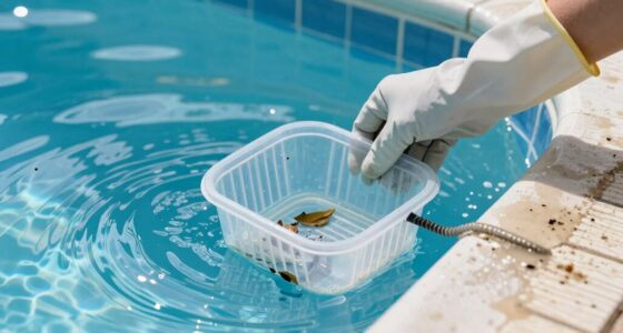 clear clogged skimmer line
