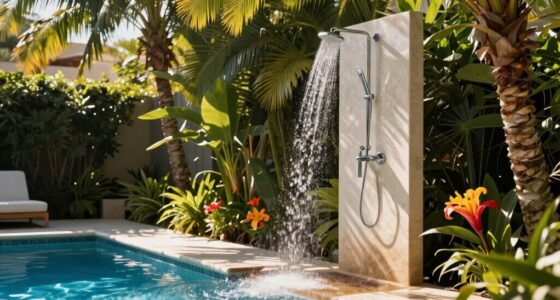 convenient outdoor shower solutions