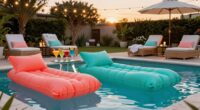 coordinate pool accessories stylishly