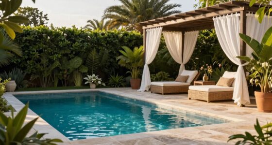 create a stylish outdoor oasis