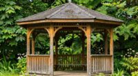 durable cedar gazebo maintenance