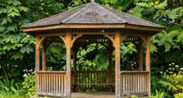 durable cedar gazebo maintenance