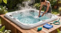 efficient hot tub maintenance