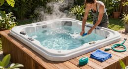 efficient hot tub maintenance