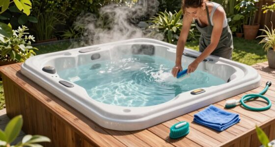efficient hot tub maintenance