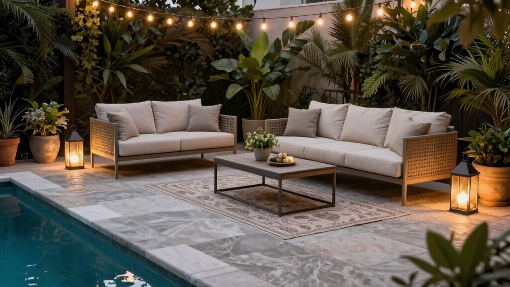 enhance outdoor space with lighting