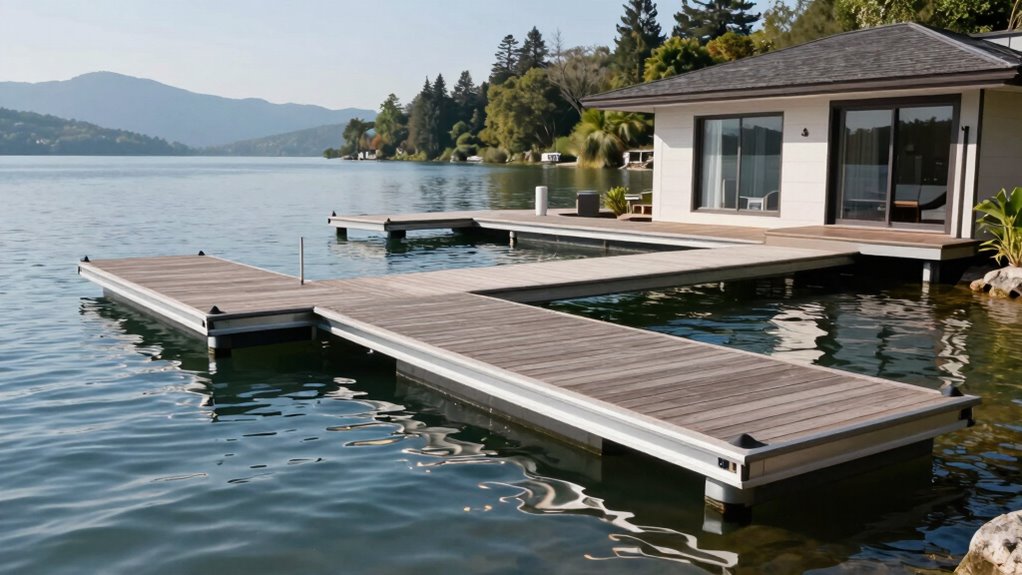 floating docks are ideal