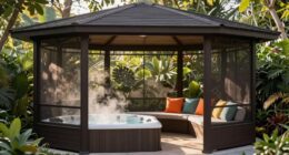 gazebo screens improve spa use