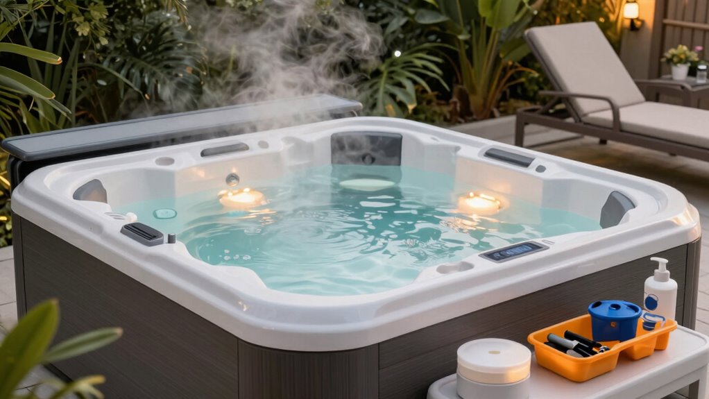 hot tub maintenance for guests