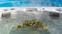 hot tub water deteriorates quickly