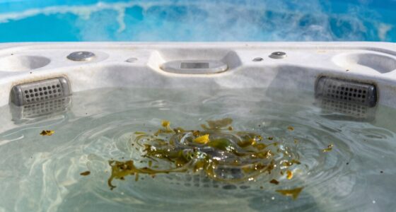 hot tub water deteriorates quickly