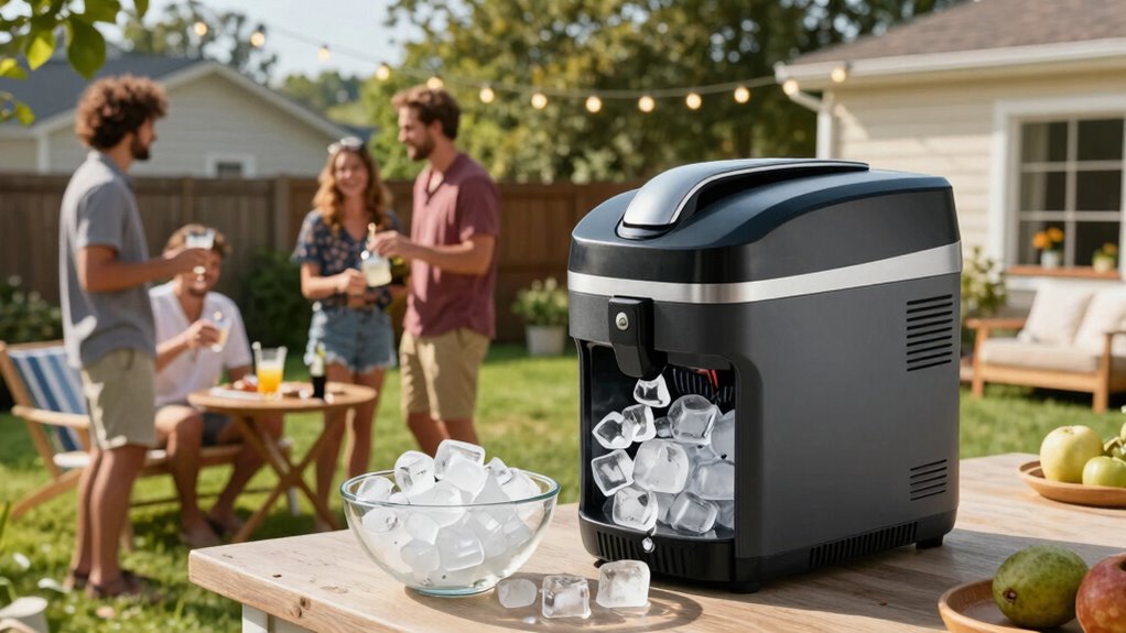 ice makers boost outdoor parties