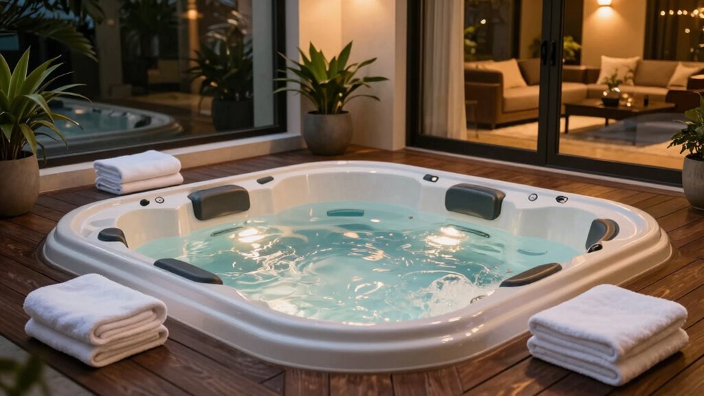 indoor hot tub precautions
