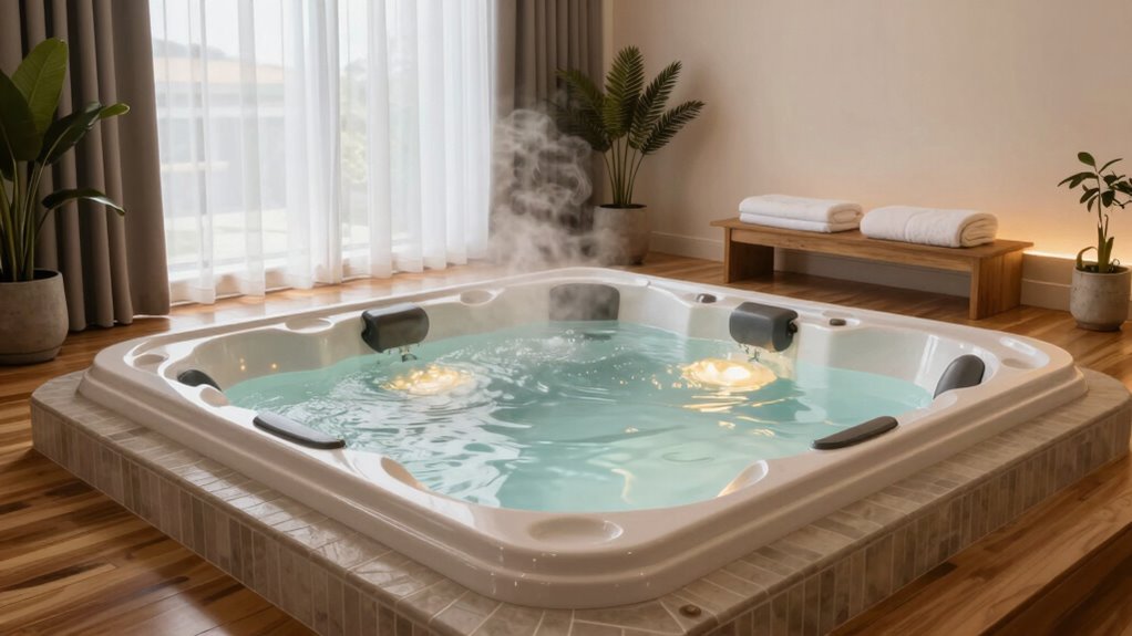 indoor hot tub safety considerations