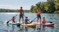inflatable paddleboards enhance family water activities