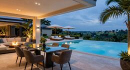 integrated dining and leisure spaces