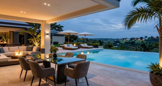 integrated dining and leisure spaces