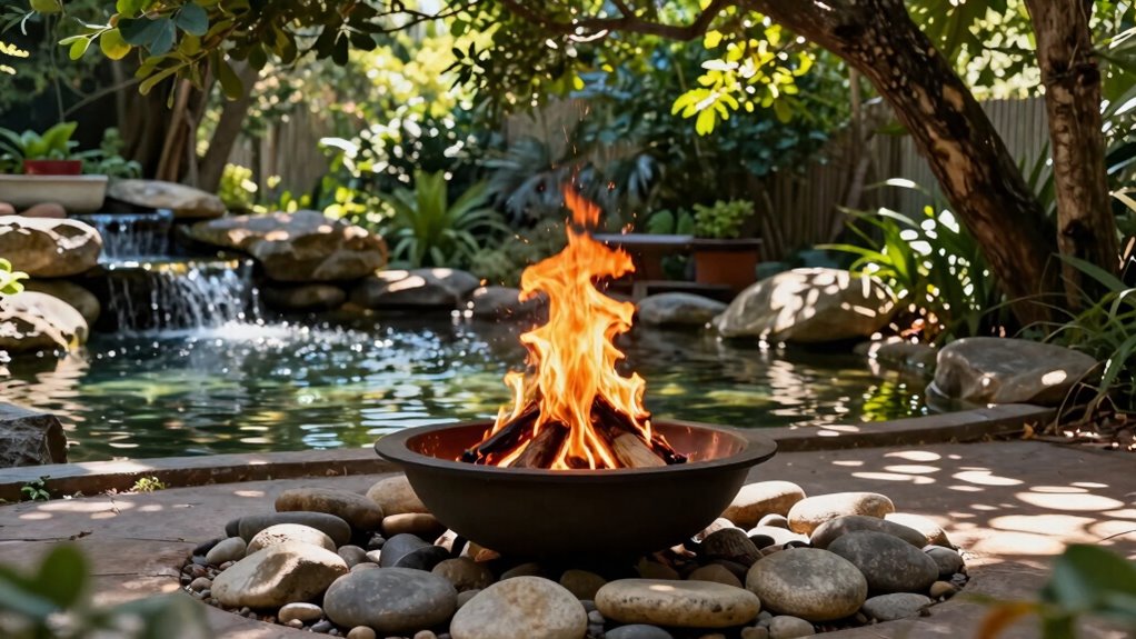 integrating fire water shade