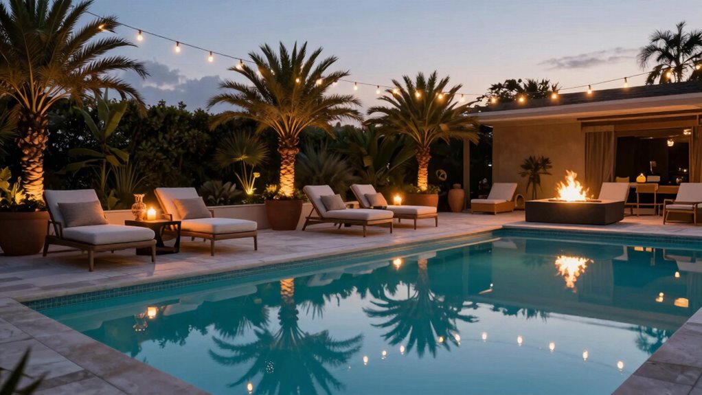 luxurious ambient outdoor retreat