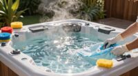 maintain hot tub properly