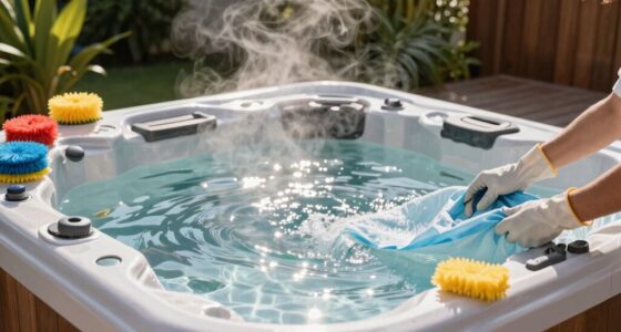 maintain hot tub properly