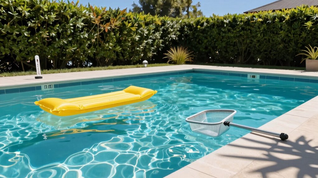 maintain pool during heat