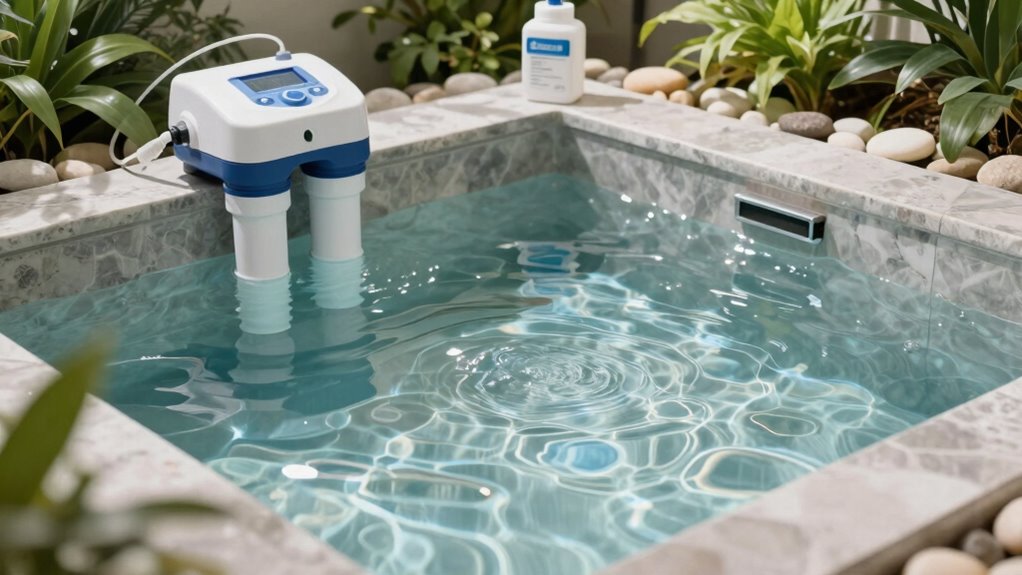 maintain water chemistry consistently