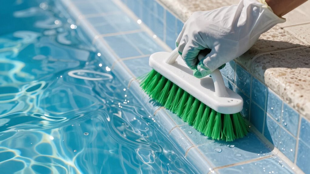 manual brushing enhances pool maintenance