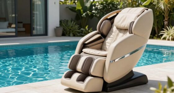 massage chairs are optional
