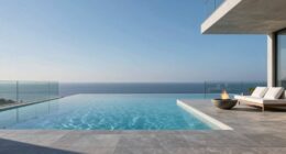 modern infinity pool design