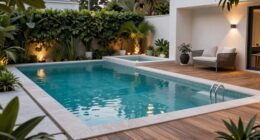 modern integrated pool designs