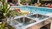 outdoor sink stations enhance safety