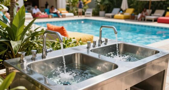 outdoor sink stations enhance safety