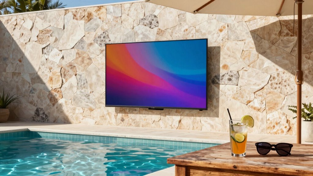 outdoor tv weatherproof setup