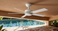 pool area cooling enhancement