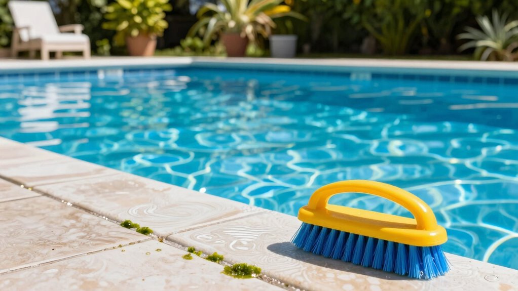 pool brushing importance remains