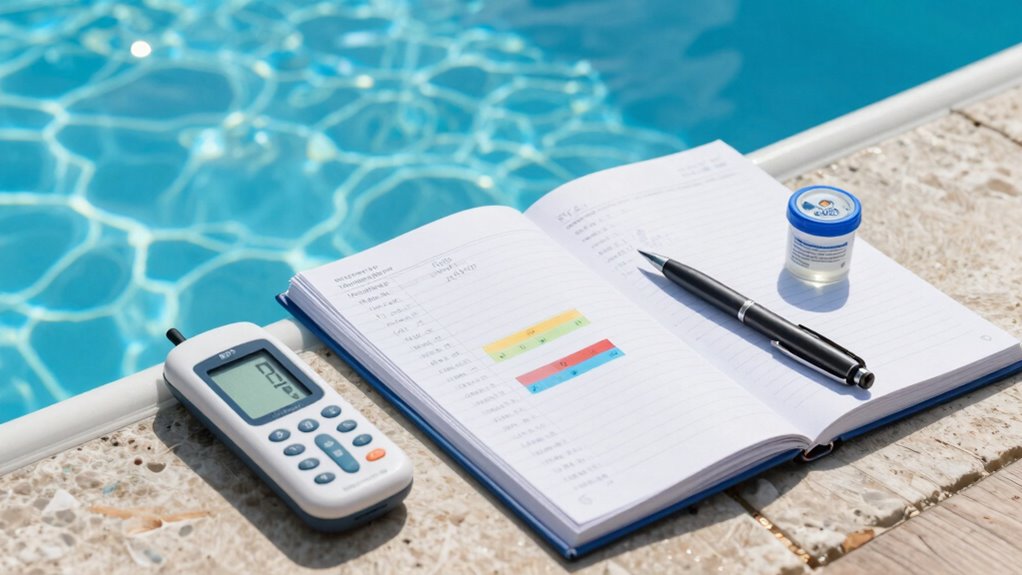 pool chemical maintenance records