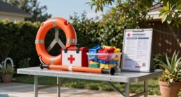 pool emergency station setup
