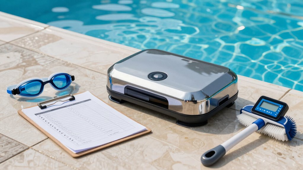 pool robot feature checklist