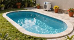 pool shape influences heating