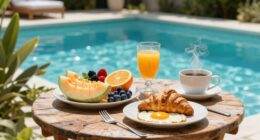 poolside breakfast ideas