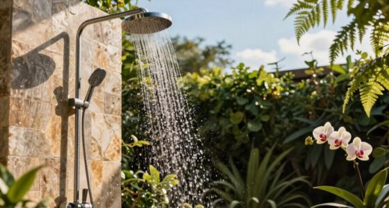 popular outdoor shower trend